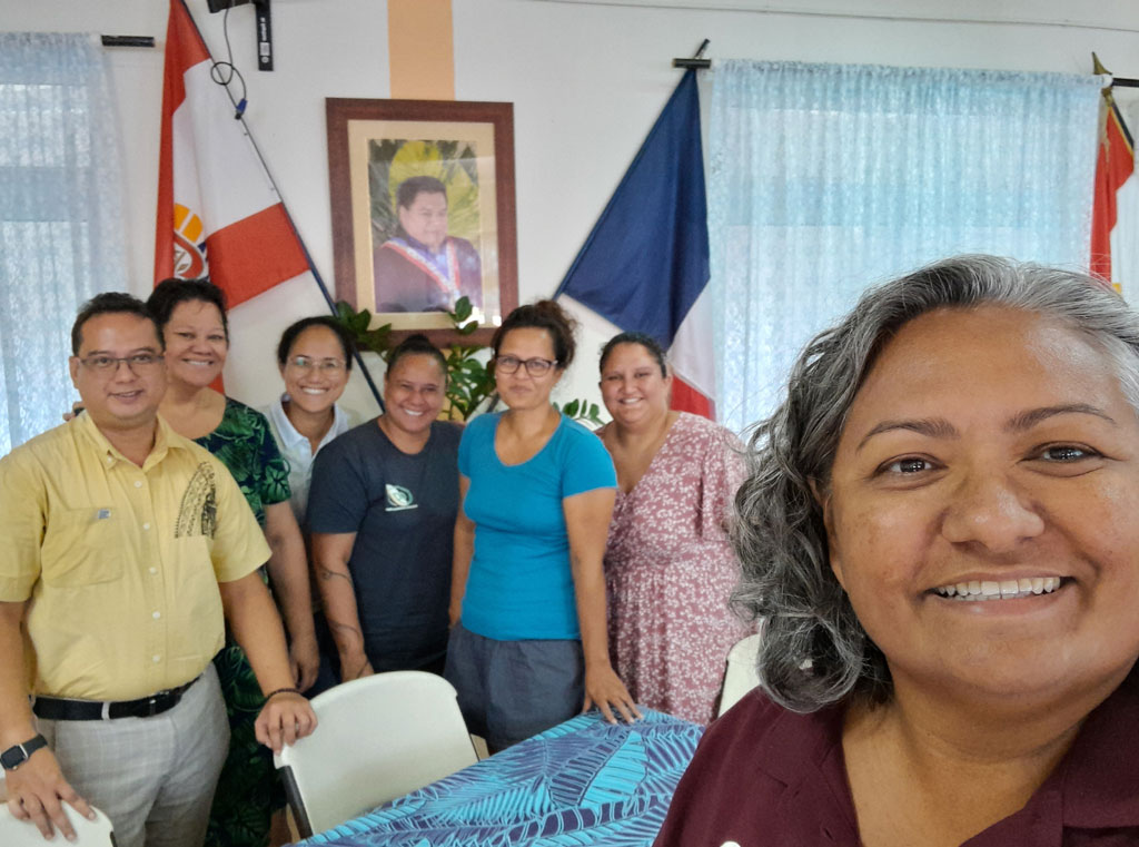 La direction de la formation du CGF rencontre la commune de Mahina