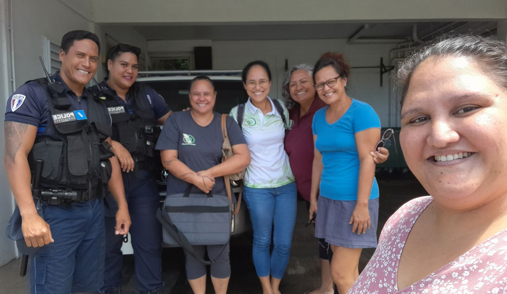 La direction de la formation du CGF rencontre la commune de Mahina