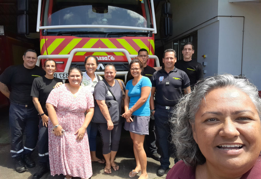 La direction de la formation du CGF rencontre la commune de Mahina
